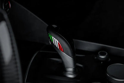 Alfa Romeo Giulia/Stelvio Gear Knob Side Trims - Carbon Fibre - TMC Motorsport