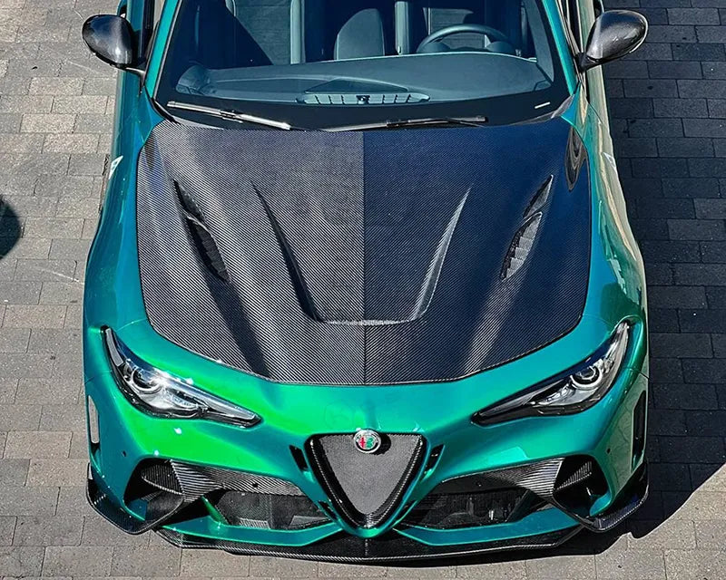 Alfa Romeo Giulia QV EXTREME Hood - Carbon Fibre - TMC Motorsport