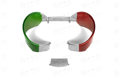 Cubierta de instrumentos para Alfa Romeo Giulia, volante a la izquierda y volante a la derecha, fibra de carbono