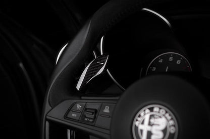 Alfa Romeo Giulia / Stelvio Paddle Shifters Cover - Carbon Fibre - Koshi Group Store