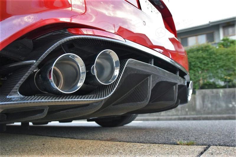 Alfa Romeo Giulia QV Rear Diffuser - Carbon Fibre - Koshi Group Store