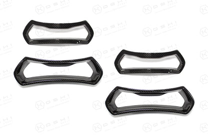 Alfa Romeo Giulia QV Sparco Seats Headreast Insert Cover - Carbon Fibre - TMC Motorsport