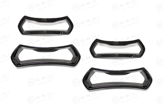 Alfa Romeo Giulia QV Sparco Seats Headreast Insert Cover - Carbon Fibre - TMC Motorsport