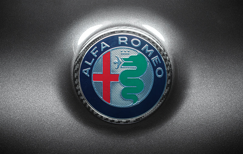 Alfa Romeo Giulia Rear Logo Frame - Carbon Fibre - TMC Motorsport