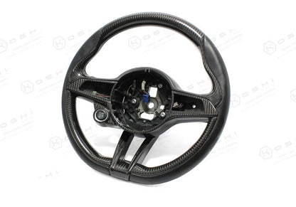 Alfa Romeo Giulia QV / Stelvio QV Steering Wheel Lower Part Cover - Carbon Fibre - TMC Motorsport