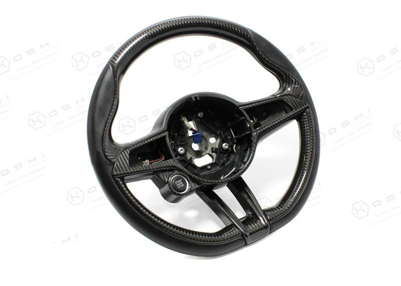 Alfa Romeo Giulia QV / Stelvio QV Steering Wheel Lower Part Cover - Carbon Fibre - TMC Motorsport