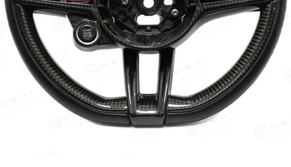 Alfa Romeo Giulia / Stelvio Steering Wheel Sides Cover - Carbon Fibre - TMC Motorsport