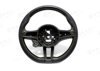 Alfa Romeo Giulia QV / Stelvio QV Steering Wheel Trim - Carbon Fibre - TMC Motorsport