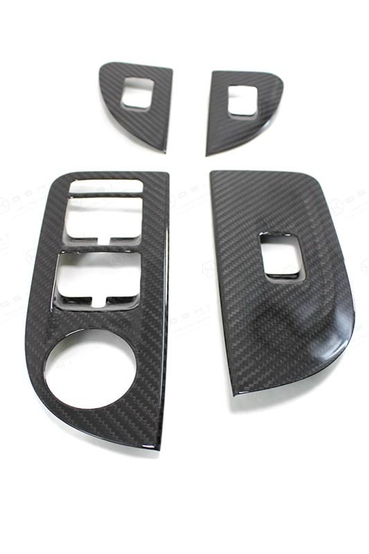 Alfa Romeo Giulia Window Switch Control Cover - Carbon Fibre - TMC Motorsport