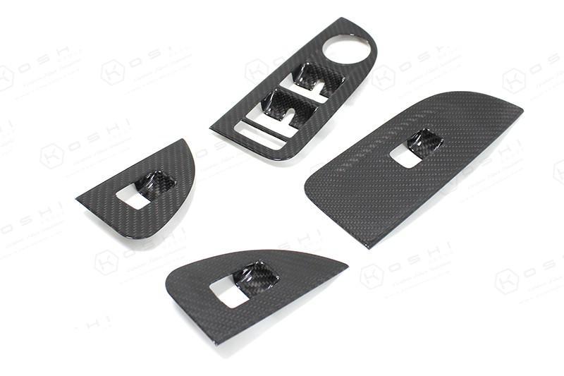 Alfa Romeo Giulia Window Switch Control Cover - Carbon Fibre - TMC Motorsport