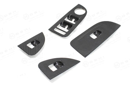 Alfa Romeo Giulia Window Switch Control Cover - Carbon Fibre - TMC Motorsport