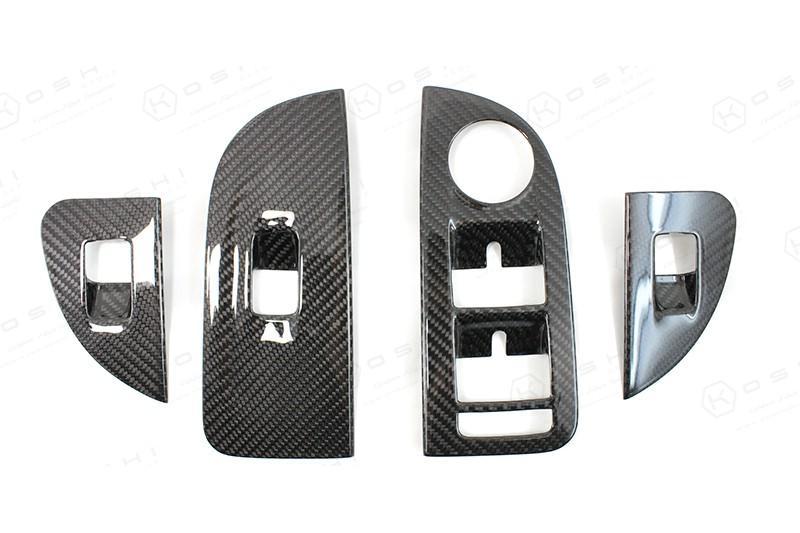 Alfa Romeo Giulia Window Switch Control Cover - Carbon Fibre - TMC Motorsport