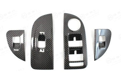 Alfa Romeo Giulia Window Switch Control Cover - Carbon Fibre - TMC Motorsport