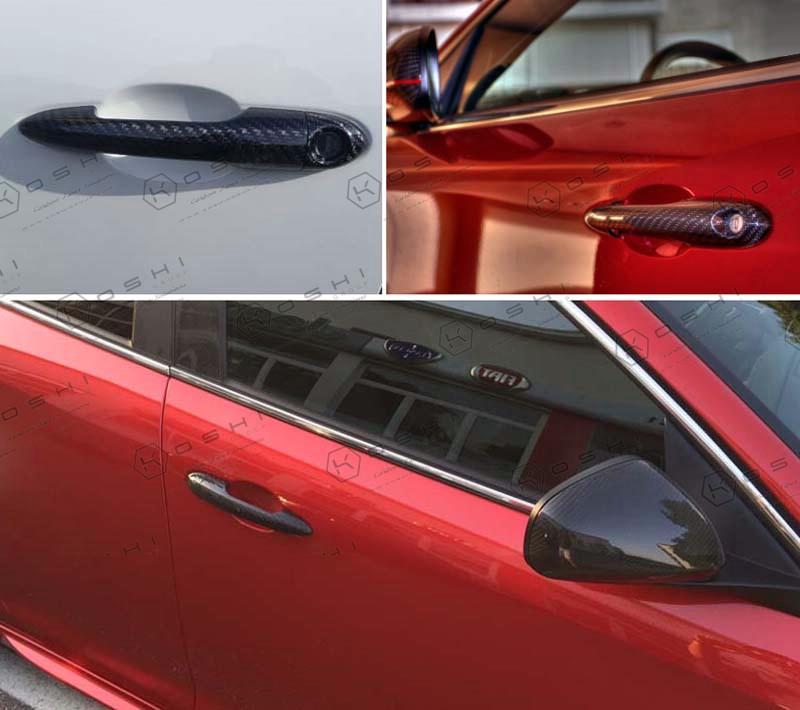Alfa Romeo Giulietta  Mito Door Handles Cover - Carbon Fibre - TMC Motorsport
