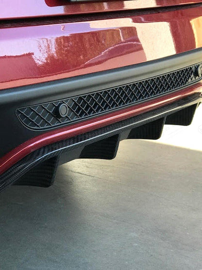 Alfa Romeo Stelvio QV Diffuser - Carbon Fibre - TMC Motorsport