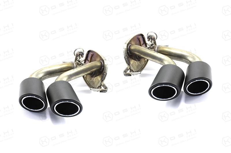 Alfa Romeo Giulia QV / Stelvio QV Exhaust Pipes - Carbon Fibre - TMC Motorsport