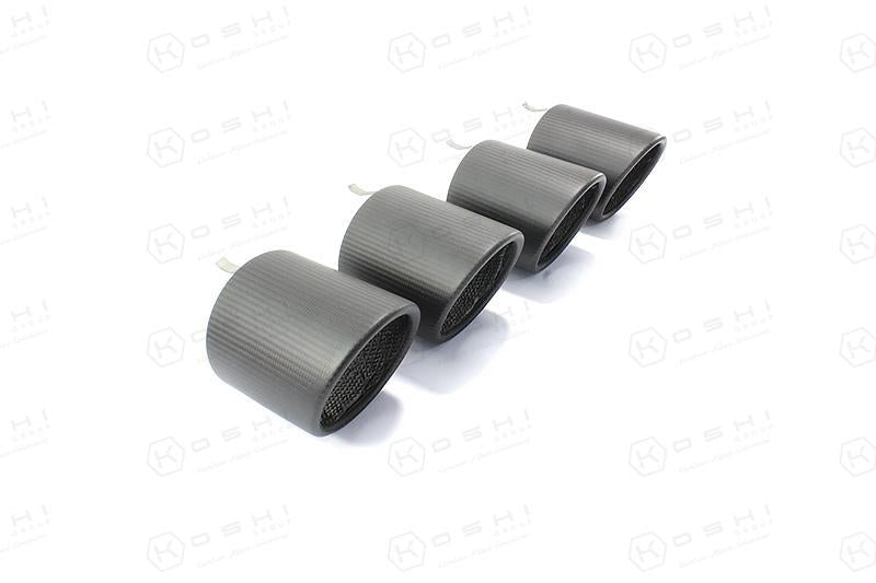 Alfa Romeo Giulia QV / Stelvio QV Exhaust Pipes - Carbon Fibre - Koshi Group Store