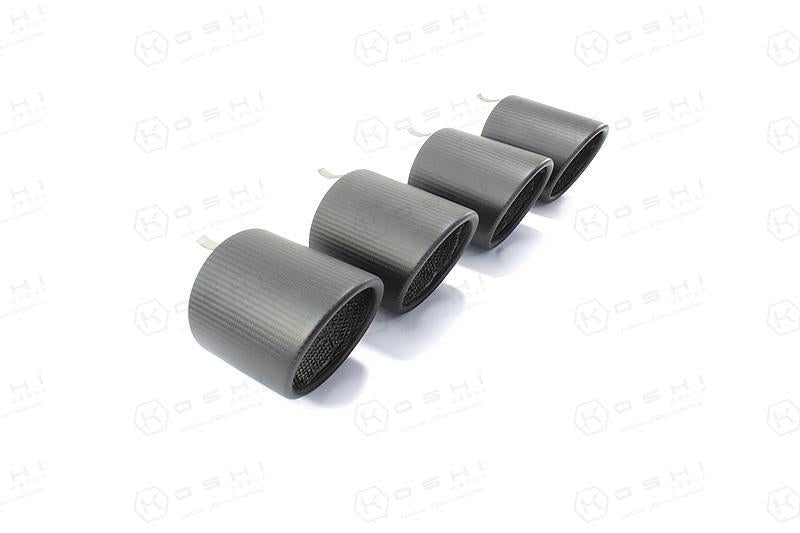 Alfa Romeo Giulia QV / Stelvio QV Exhaust Pipes - Carbon Fibre - TMC Motorsport