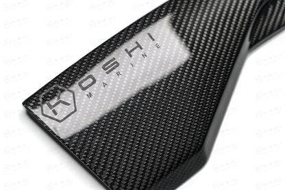 Carbon Fiber Engine Air Scoops for Mercury V8 Outboard, 500R, 450R, 300R, 300 VERADO - Carbon Fibre