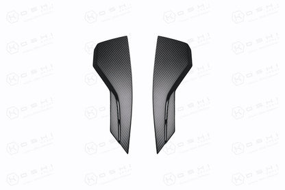 Carbon Fiber Engine Air Scoops for Mercury V8 Outboard, 500R, 450R, 300R, 300 VERADO - Carbon Fibre