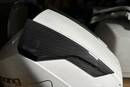 Carbon Fiber Engine Air Scoops for Mercury V8 Outboard, 500R, 450R, 300R, 300 VERADO - Carbon Fibre