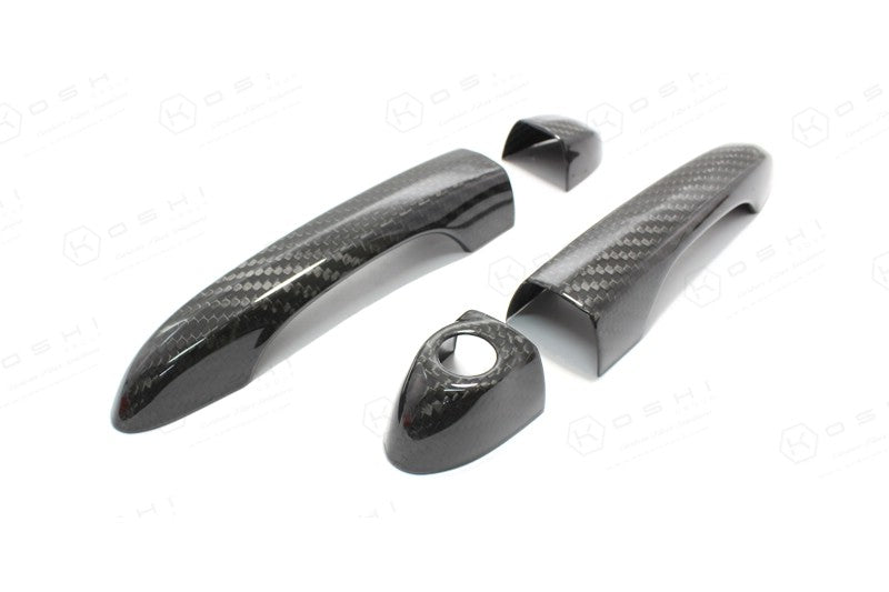 FIAT 500X Exterior Door Handles - Carbon Fibre