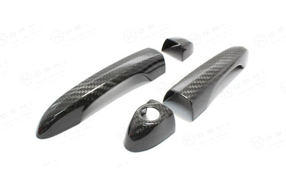 FIAT 500X Exterior Door Handles - Carbon Fibre
