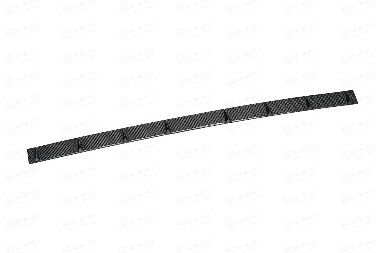 Toyota GR Yaris Roof Silencer Trim with Shark Fins / Vortex Generator - Carbon Fibre - TMC Motorsport