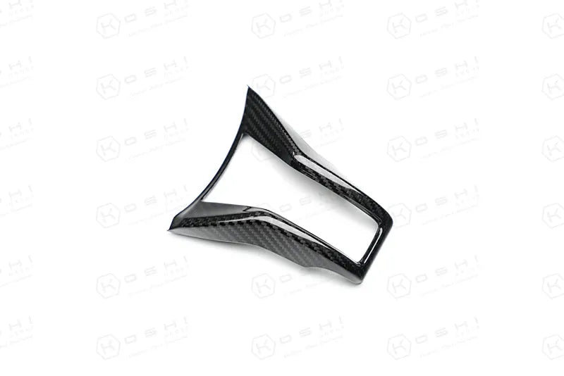 Alfa Romeo Giulia QV / Stelvio QV Lower Steering Wheel Spoke Trim Cover  2020-ongoing - Carbon Fibre - TMC Motorsport