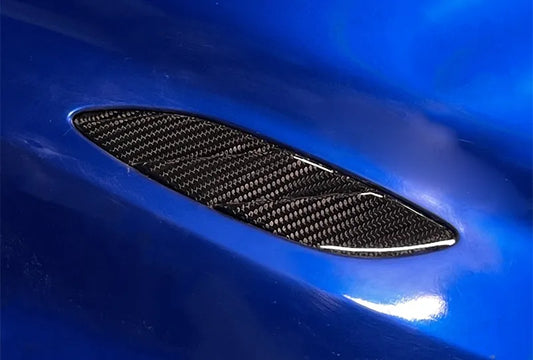 Alfa Romeo Giulia QV Hood Aggressive Air Intakes - Carbon Fibre