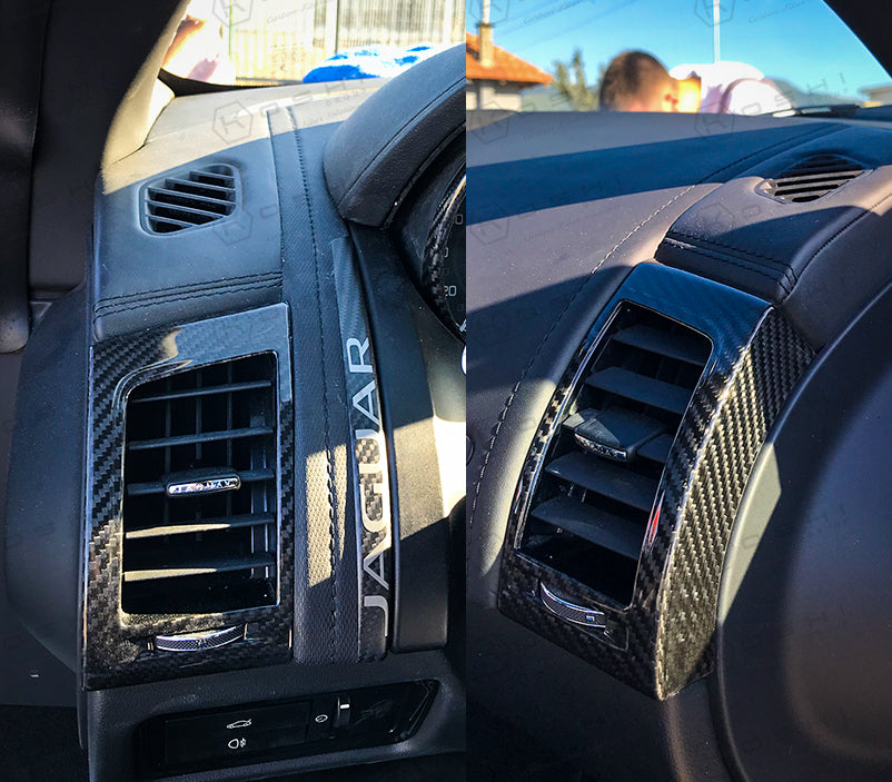 Cubiertas de ventilación del Jaguar F-Type: fibra de carbono