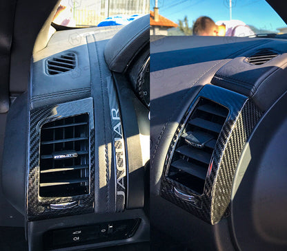 Cubiertas de ventilación del Jaguar F-Type: fibra de carbono