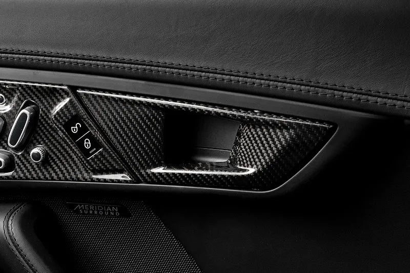Jaguar F-Type Interior Doors Handle Cover - Carbon Fibre