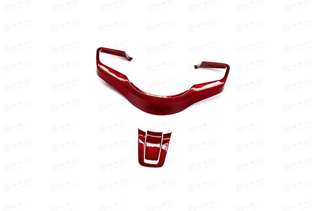 Jaguar F-Type R Steering Wheel Trim - Carbon Fibre