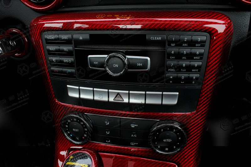 Mercedes Benz SLK R172 Sound Volume Control Button Cover - Carbon Fibre