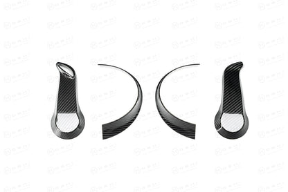 Mercury DTS Dual Handle Electronic Remote Control Throttle Cover - Carbon Fibre