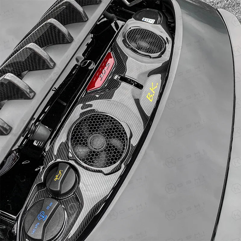 Porsche 992 Engine Cover - Carbon Fibre - TMC Motorsport