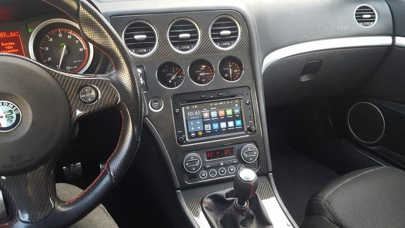 Alfa Romeo Brera Central Console and Gear Box Frame - Carbon Fibre - TMC Motorsport