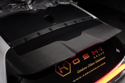 Toyota GR Yaris Aggressive Rear Spoiler - Carbon Fibre - TMC Motorsport