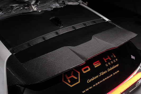 Toyota GR Yaris Aggressive Rear Spoiler - Carbon Fibre - TMC Motorsport