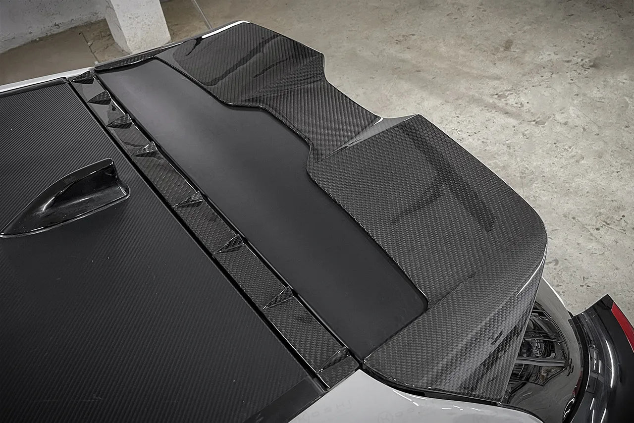 Toyota GR Yaris Aggressive Rear Spoiler - Carbon Fibre - TMC Motorsport