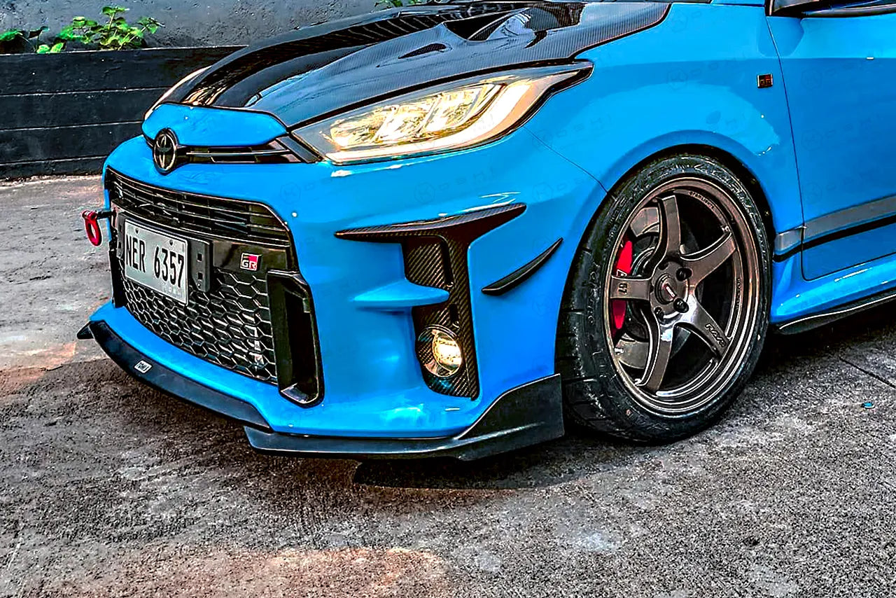 Toyota GR Yaris Front Fog Lights Frame - Carbon Fibre - TMC Motorsport