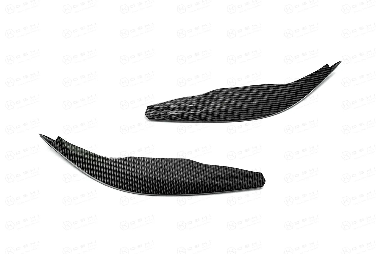 Toyota GR Yaris Headlights Cover (Angry Look) - Carbon Fibre - TMC Motorsport