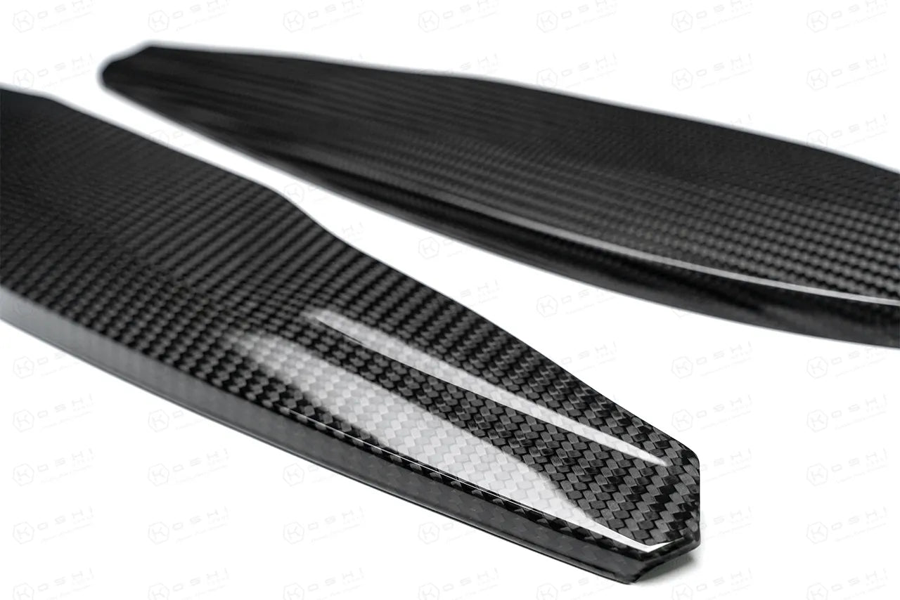 Toyota GR Yaris Headlights Cover (Angry Look) - Carbon Fibre - TMC Motorsport