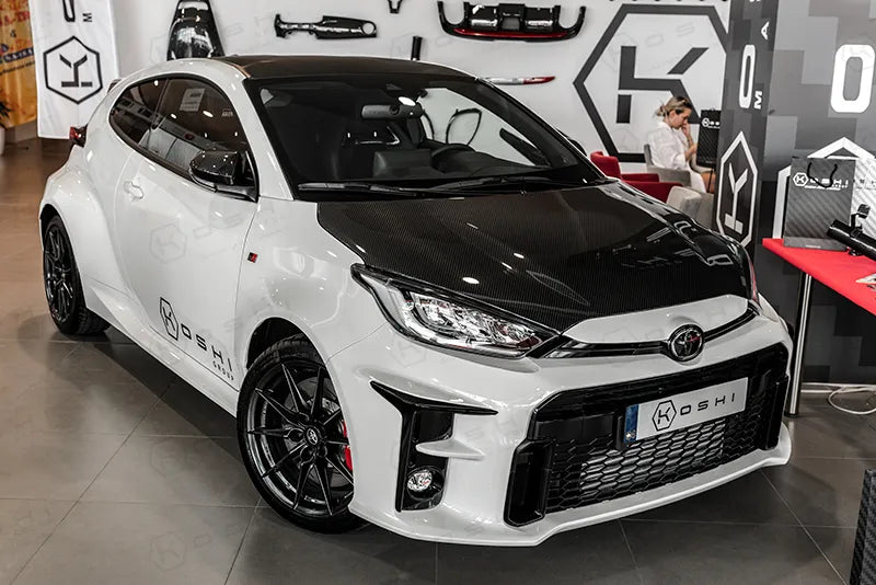 Toyota GR Yaris Hood Bonnet - Carbon Fibre - TMC Motorsport