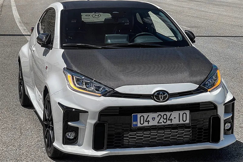 Toyota GR Yaris Hood Bonnet - Carbon Fibre - TMC Motorsport