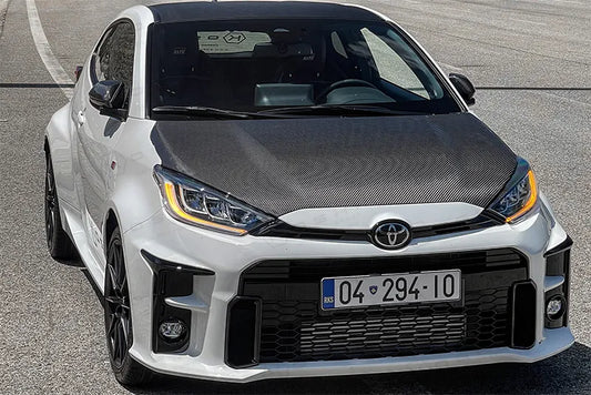 Toyota GR Yaris Hood Bonnet - Carbon Fibre - TMC Motorsport