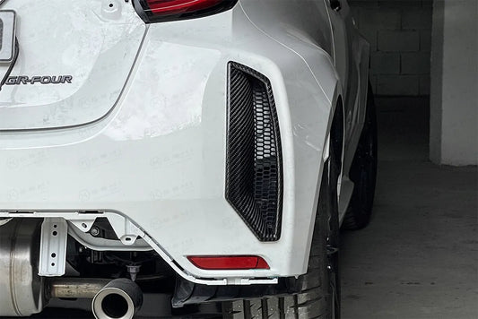 Toyota GR Yaris Rear Bumper Air Duct / Air Vents - Carbon Fibre - TMC Motorsport