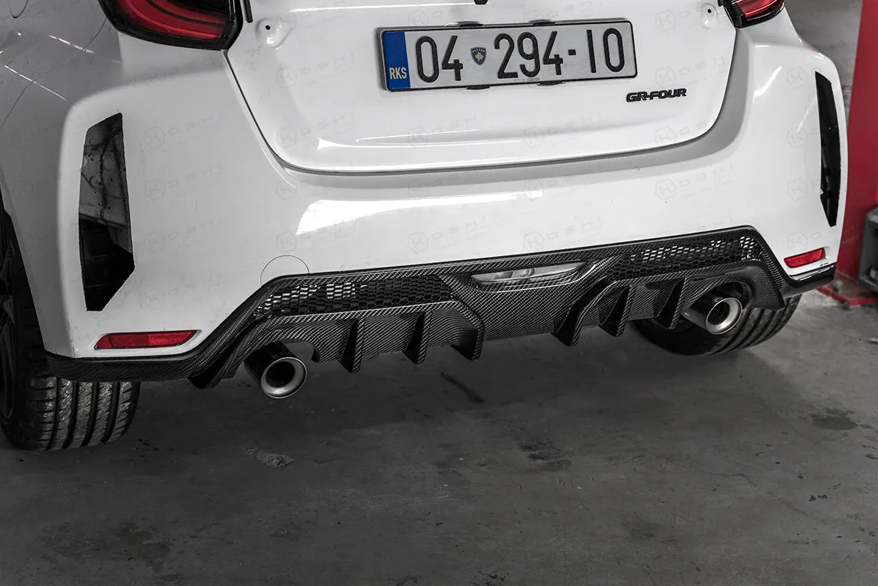 Toyota GR Yaris Rear Diffuser - Carbon Fibre - TMC Motorsport
