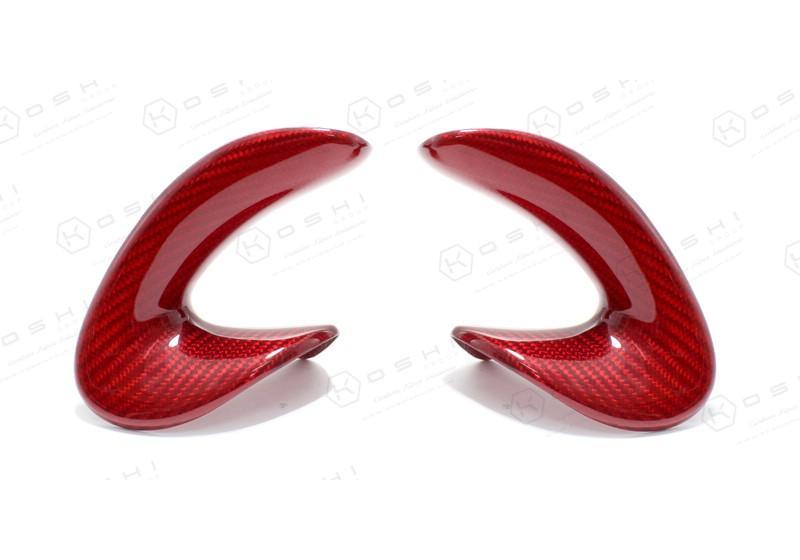 Alfa Romeo 4C Steering Wheel Side Covers Trim - Carbon Fibre - TMC Motorsport